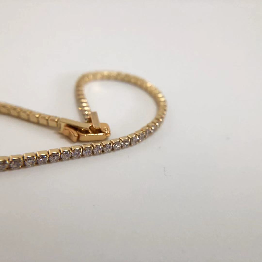 Simple Cubic Zirconia Bracelet