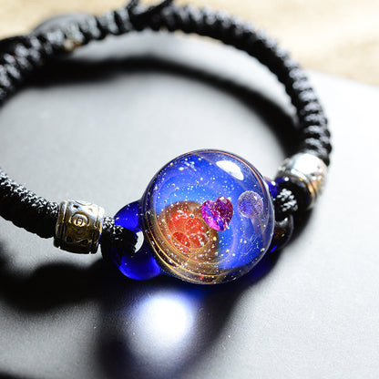 Bracelet en verre élément univers créatif