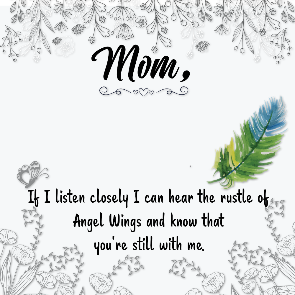 To Mother Message Card