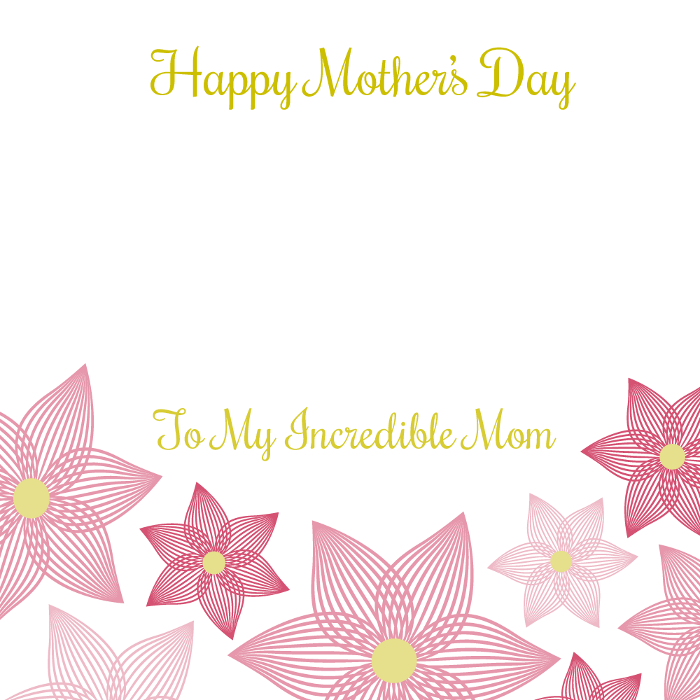 To Mother Message Card