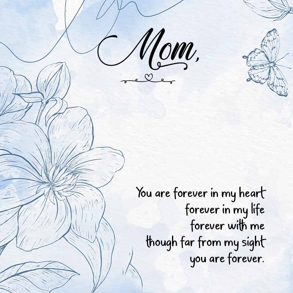 To Mother Message Card