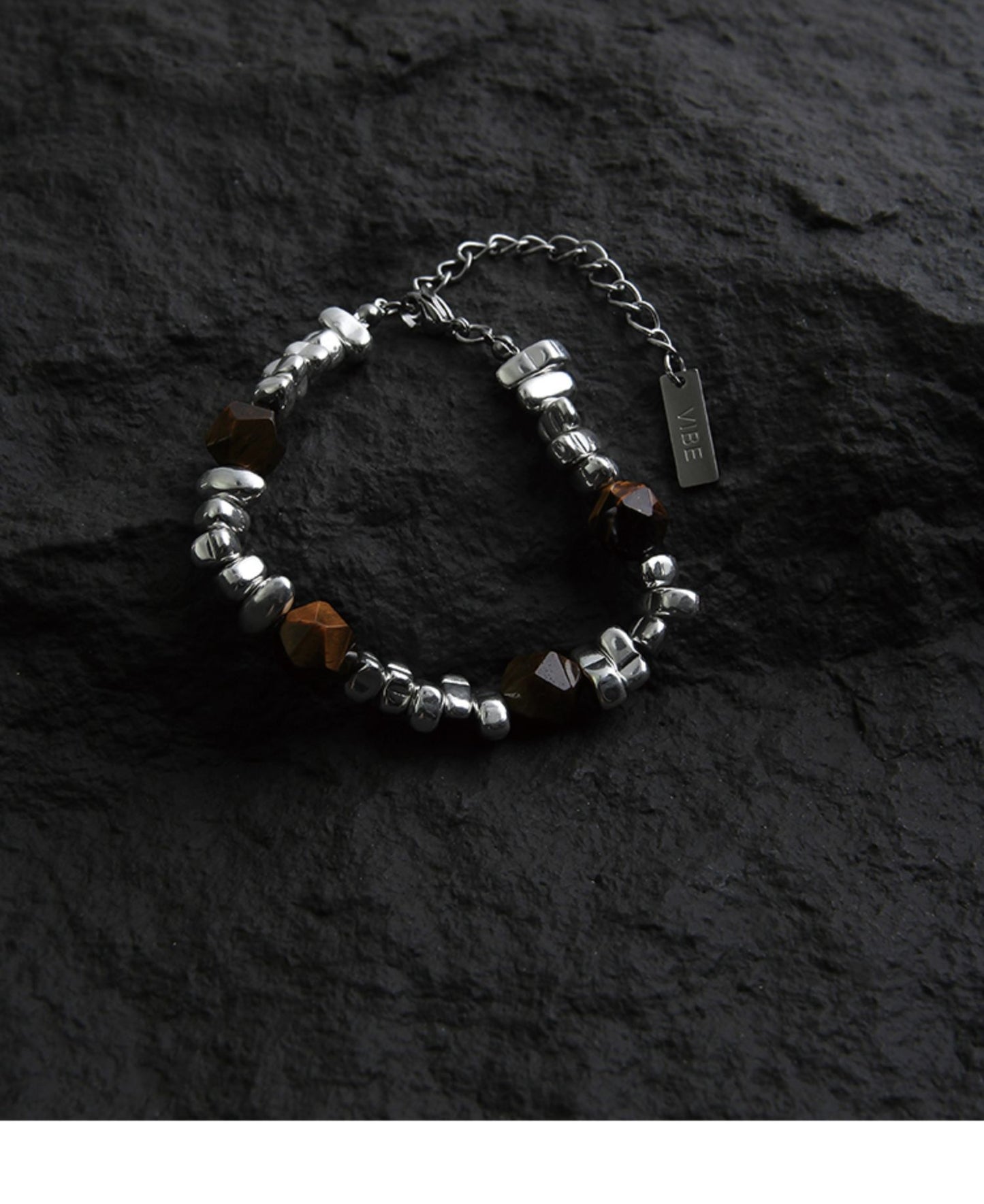 Patchwork Minimalist Beaded Bracelet