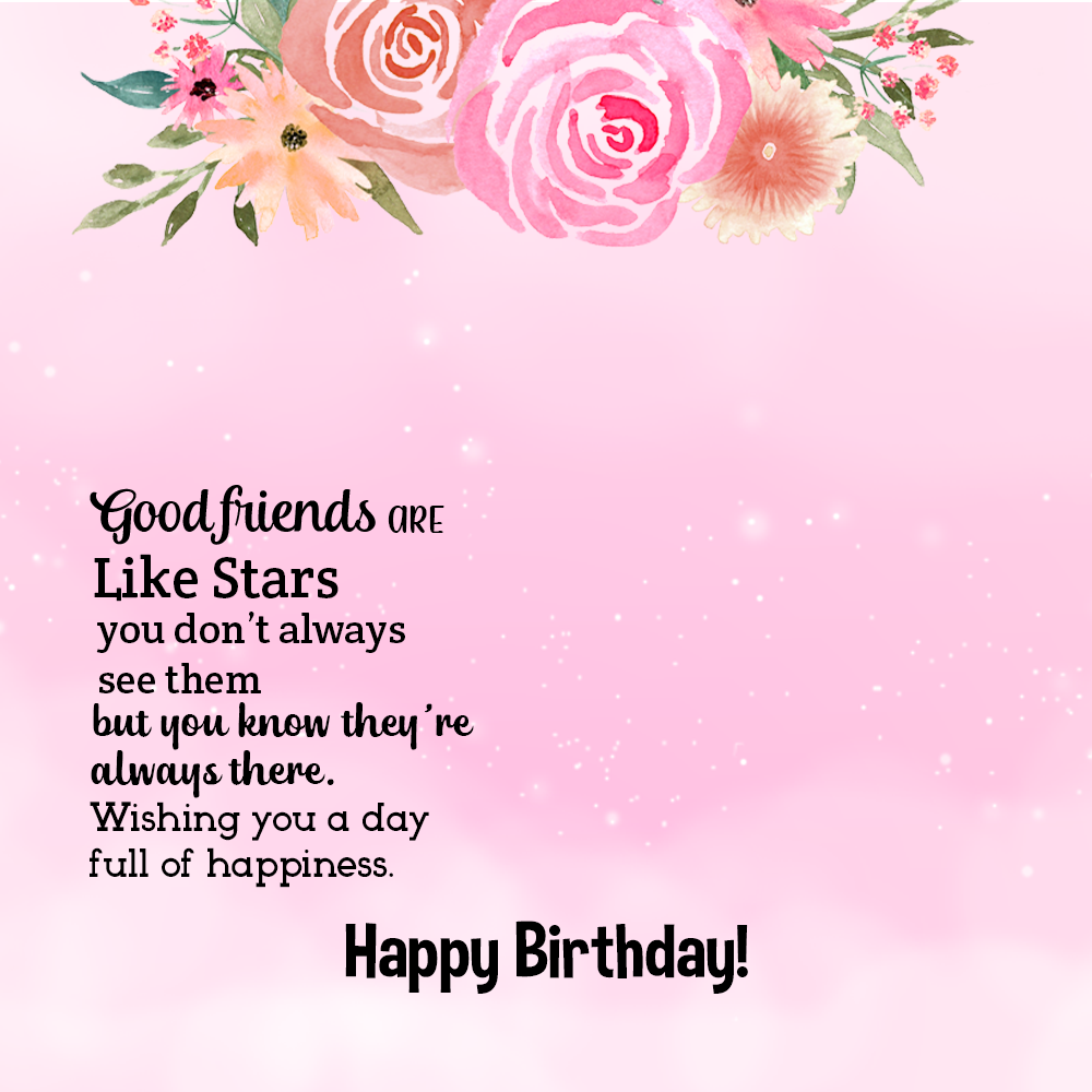 Birthday Message Card