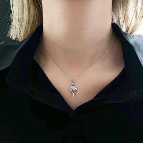 Personalized love necklace For Bonus mom - Record My Love