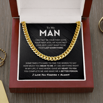 Personalized love necklace for man - Record My Love