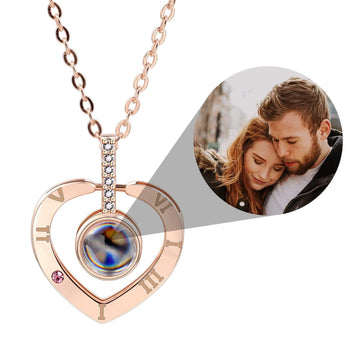 Personalized Projection Necklace - Record My Love